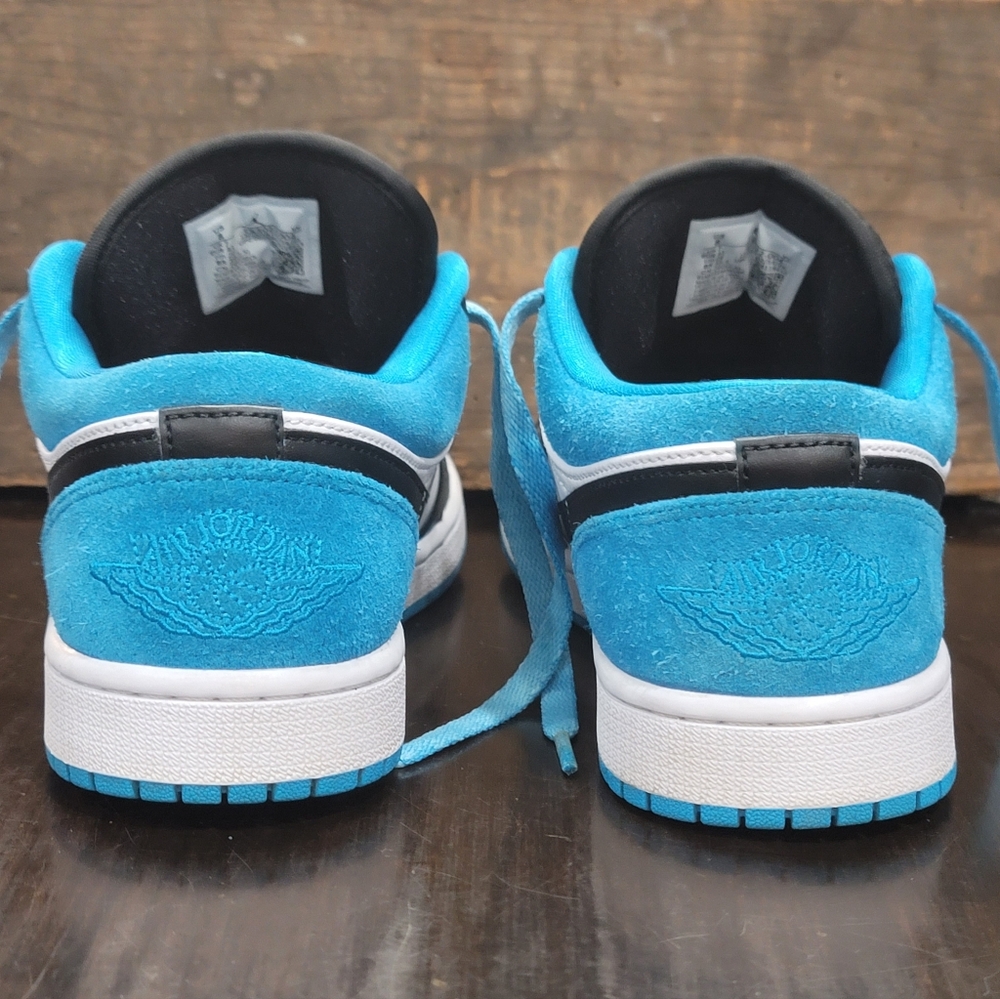 Nike Air Jordan 1 Low SE "Laser Blue" Mens 8 Wmns 9.5 Great Condition. - Picture 8 of 16